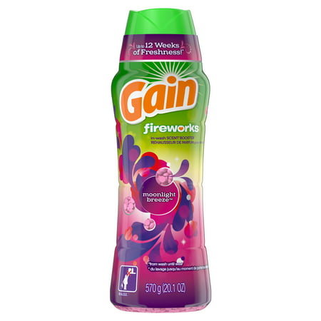 Gain Fireworks In-Wash Scent Booster Beads, Moonlight Breeze, 20.1