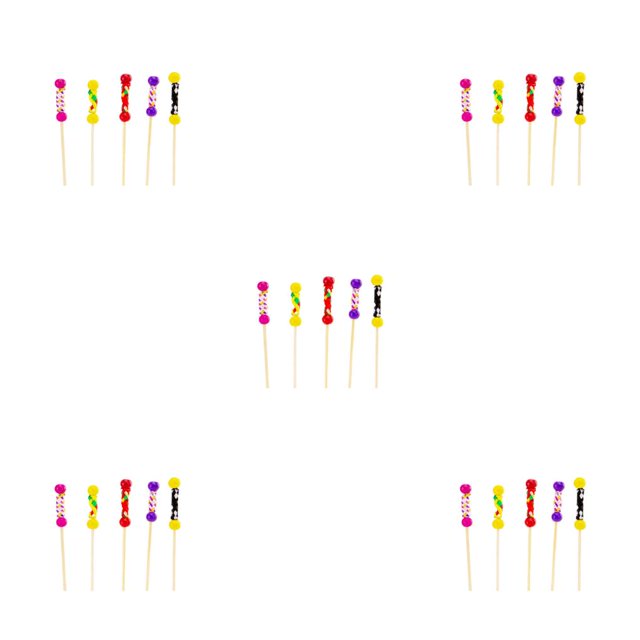 Bewildely 100 Uds. Brochetas desechables de bambú para aperitivos, pasteles, postres, ensaladas, palillos de dientes, comida, sándwich, fiesta, Type2 NO2