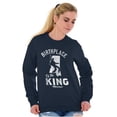 thumbnail image 3 of Birthplace Of The King Mississippi Unisex Plus Fleece Graphic Sweatshirt Brisco Brands 5X, 3 of 5