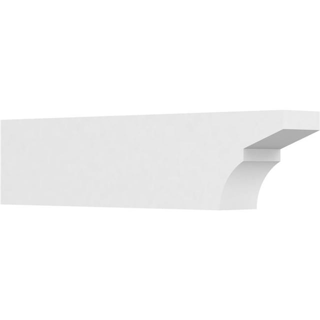 Ekena Millwork RFTP06X10X42MON 10 x 6 x 42 in. Standard Monterey Architectural Grade PVC Rafter Tail