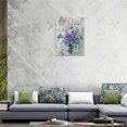 thumbnail image 6 of Bathroom Wall Art Farmhouse Bathroom Wall Decor Purple Flower Hummingbird Canvas Painting Prints Rustic Bathroom Pictures for Wall Modern Artwork Home Decoration for Bathroom Bedroom 12"x16", 6 of 6