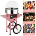 thumbnail image 4 of Ktaxon 21 Inch Cotton Candy Machine Cart, Electric Cotton Candy Maker Machine w/Stainless Steel Bowl, Sugar Scoop and Large Storage Drawer, Pink, 4 of 9