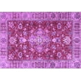 thumbnail image 1 of Ahgly Company Indoor Rectangle Persian Purple Traditional Area Rugs, 3' x 5', 1 of 4