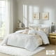 thumbnail image 2 of Intelligent Design Polyester Twin/Twin XL Duvet Cover Set in Ivory/Gold, 2 of 17