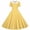 Yellow, variant on Auroural Girls Dresses Size 7 Girls Short Sleeve Stretchy Dress A Line Twirly Skater School Recital Dress Short Sleeve Turndown Neck Dress 7 Years