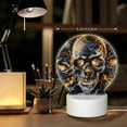 thumbnail image 6 of Sikiie Fiery Skull Trio Acrylic Night Light Gift Custom Acrylic Night Light LED Lights for Bedroom Home Office, 6 of 9