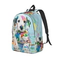 thumbnail image 2 of Daiia A Funny Little Dalmatian Puppy Vintage Canvas Backpack for Men and Women ,Hiking Backpack,Travel Laptop Bag for School,Large Capacity Backpack, 2 of 8