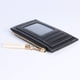 thumbnail image 5 of Tarjetero Femenino Cartera sólida de PU, tarjetero, minimonedero con múltiples ranuras y borlas para mujer (negro) Tmvgtek Para Estrenar, 5 of 8