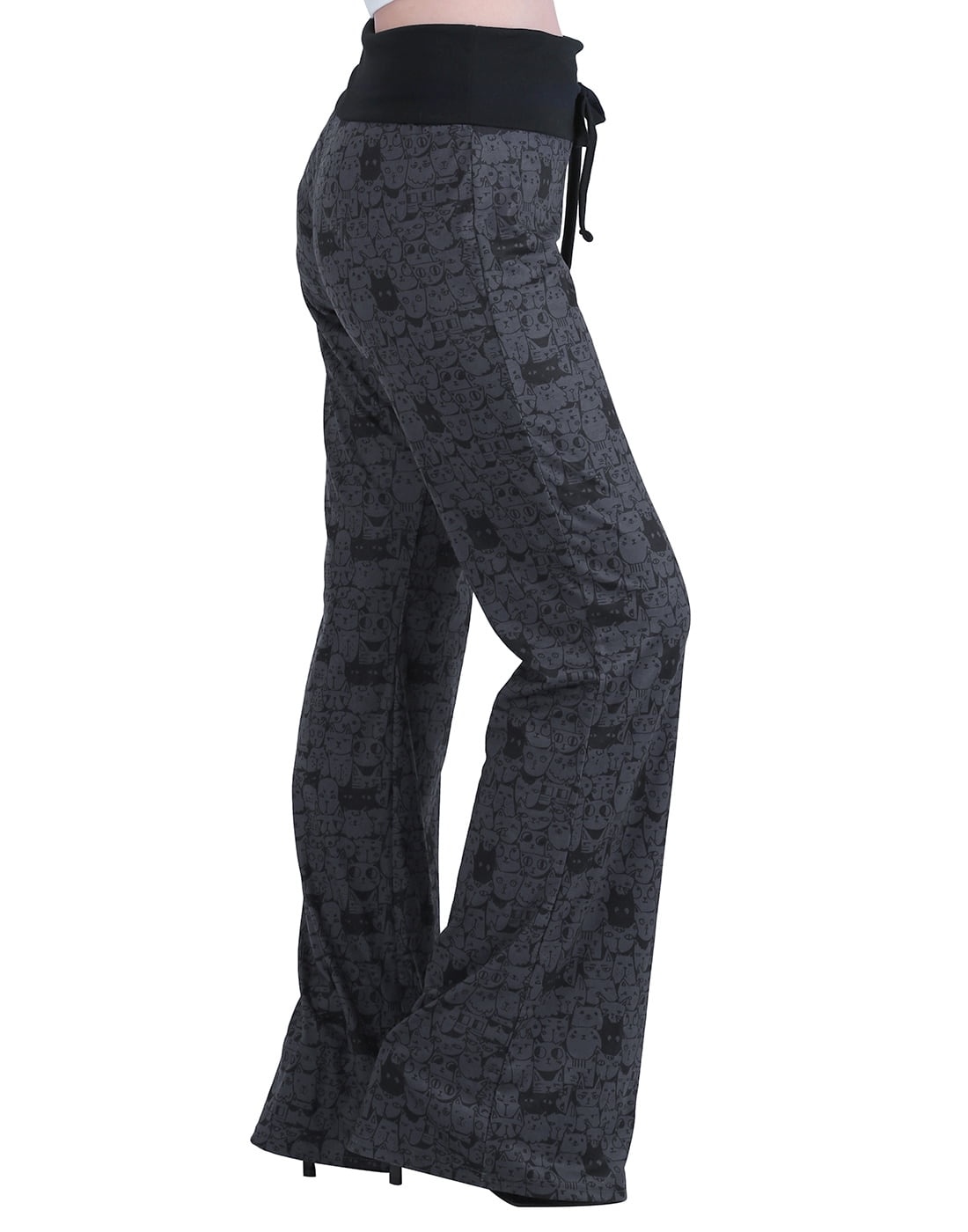 wide leg cotton lounge pants