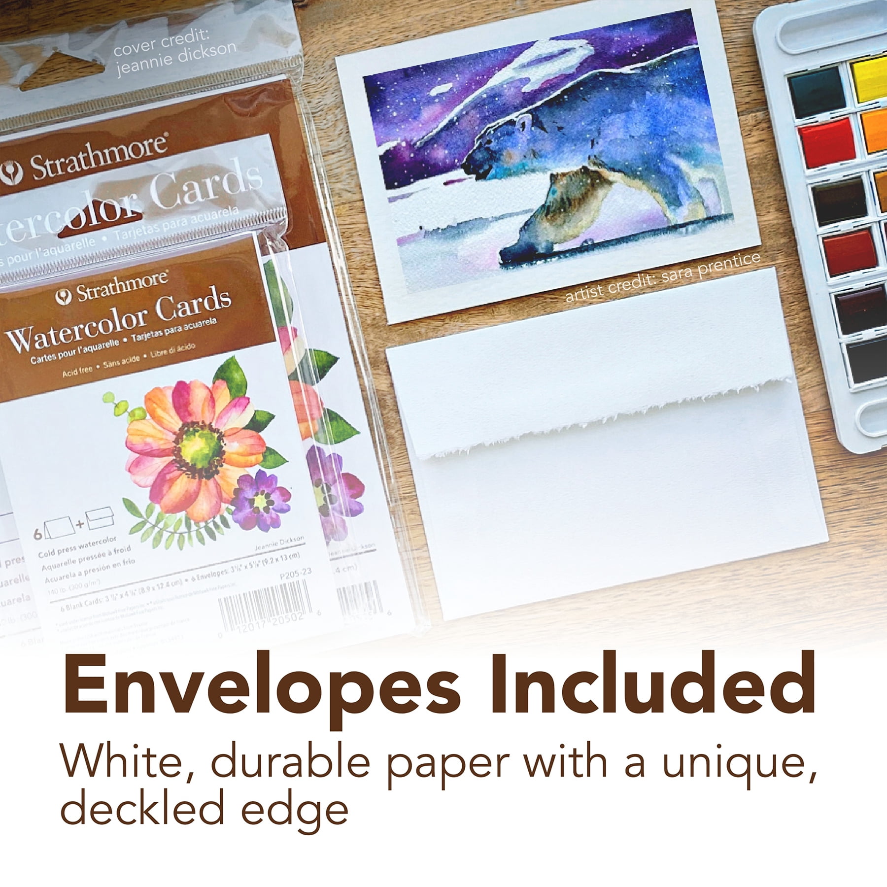 Strathmore Watercolor Cards, 5in x 7in, 50/Pkg.