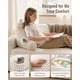 thumbnail image 3 of Reading Pillow Blissful Diary - Forro polar de franela para cama, color crema, 3 of 8