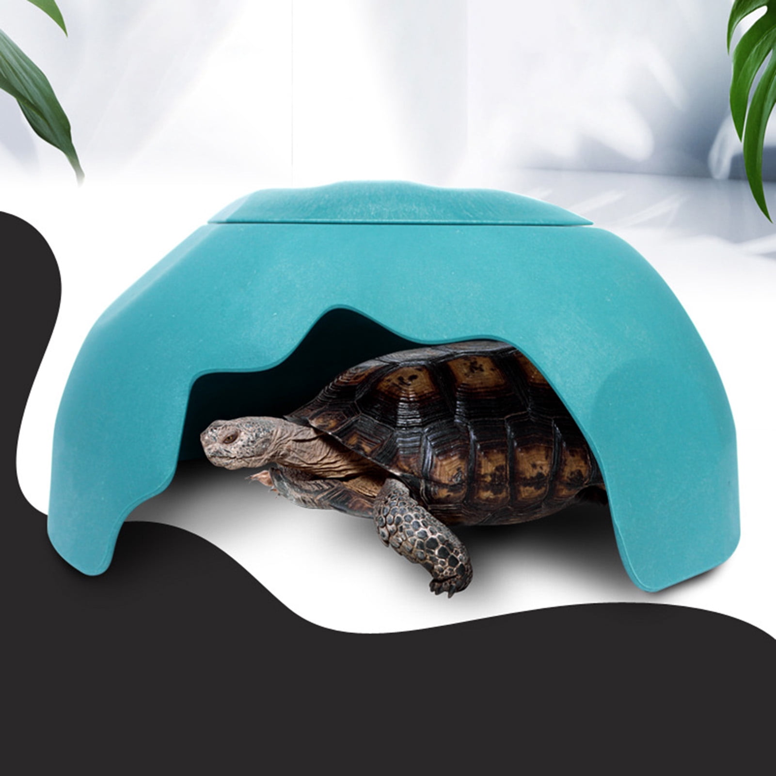shenmeida 1 Set Reptile Hides Humidification Cave, A Damp Hideout, Suitable for Bearded Dragons Lizards Leopard Gecko Spiders Turtles and Snakes