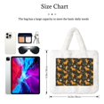 thumbnail image 3 of Yiaed Funny Fox by the Field Print Fluffy Shoulder Bag Plush Bags Women Ladies Tote Bag Fluffy White Furry Purse Handbag for Autumn and Winter, 3 of 7