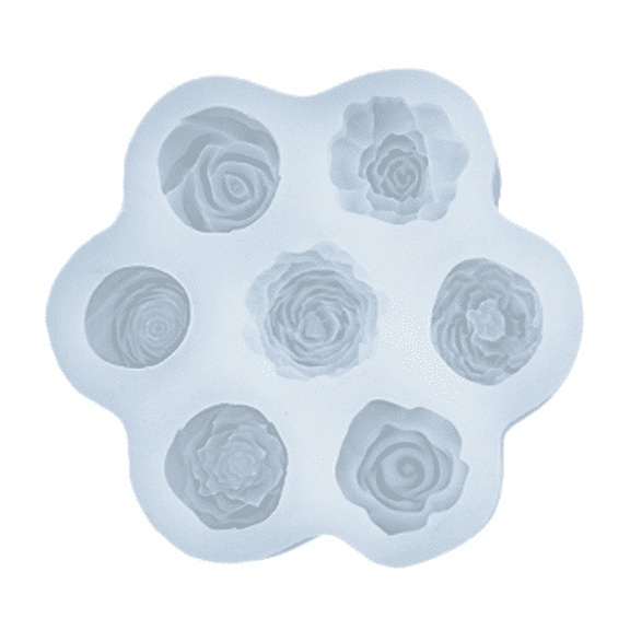 ACDANC Silicone Molds Food Grade Materials Silicone Molds for Resin Precise Details Transparent Design Epoxy Resin Molds,Roses