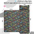 thumbnail image 5 of Monster Cartoon Truck Black Pattern Teens Toddler Nap Mat with Pillow, Sleeping Mat Bag for Preschool Daycare 59"x22", 5 of 6