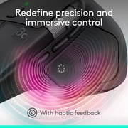 Logitech MX Master 4, Ergonomic Wireless Mouse with Advanced Performance Haptic Feedback, Ultra-Fast Scrolling, Black