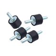 thumbnail image 2 of High quality 4 sets of rubber shock absorbers (pads) Two-end screw M6 20*15, 2 of 5