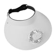 thumbnail image 3 of Sombrero de playa con ventilador Yinane marrón 3 velocidades, 3 of 5
