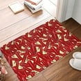 thumbnail image 4 of Rateoe Fire Extinguisher Pattern Flannel Door Mat Indoor Outdoor Entrance, Waterproof All-Weather Doormat,Fade Resistant, Low Profile Entryway Mat 16x24in, 4 of 7