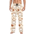 thumbnail image 7 of FORMRS Mens Pajama Pants with Pockets Sleepwear Lounge Bottoms Sizes S-2XL, Fall Mug Pattern, 7 of 7