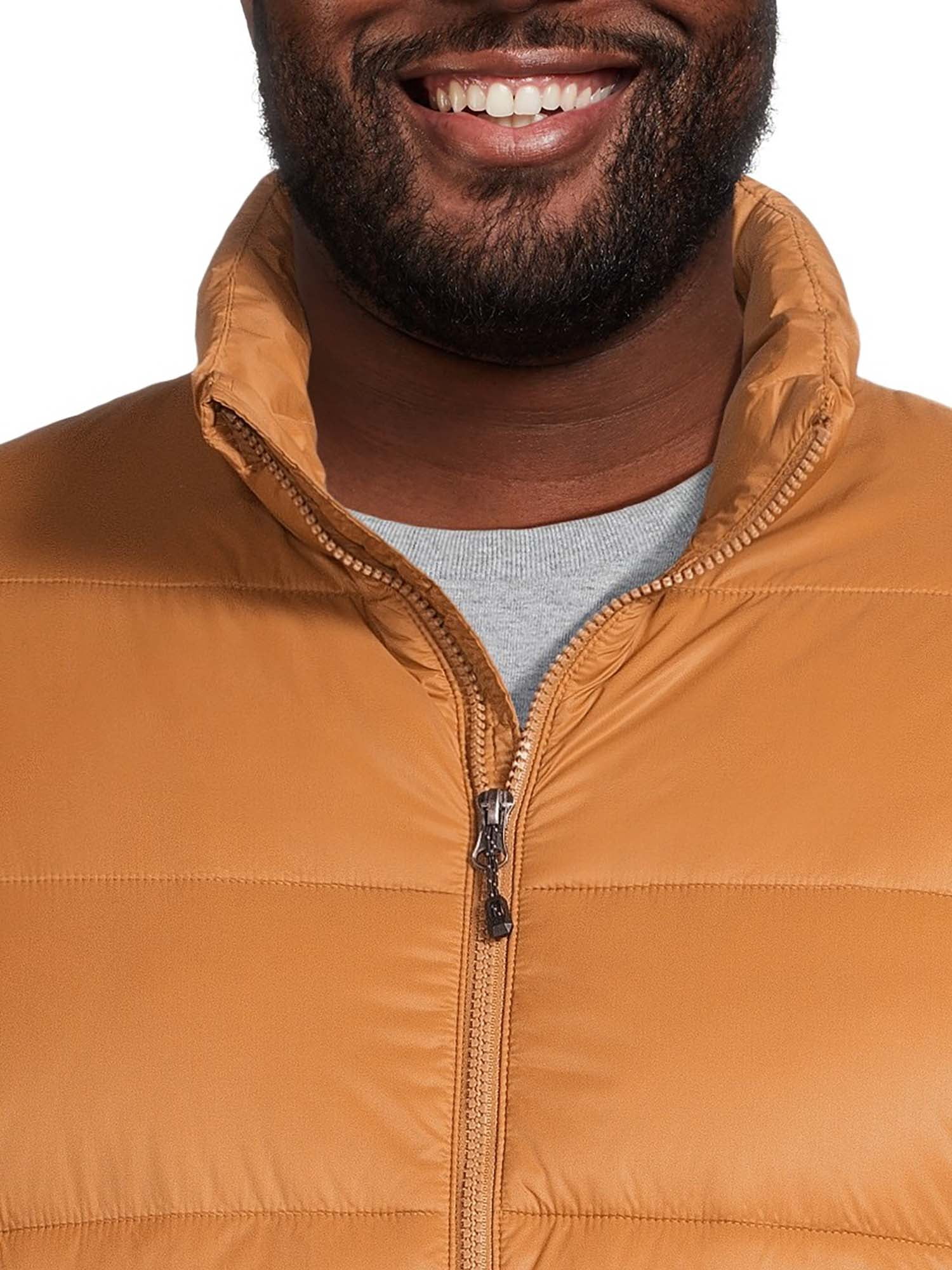 Swiss Tech Men's and Big Men's Packable Puffer Jacket, Sizes S-3XL
