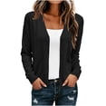 thumbnail image 2 of Hilenly Cardigan Sweaters for Women Lightweight Open Front Cardigan Long Sleeve V Neck Button Down Casual Knit Sweater, 2 of 7