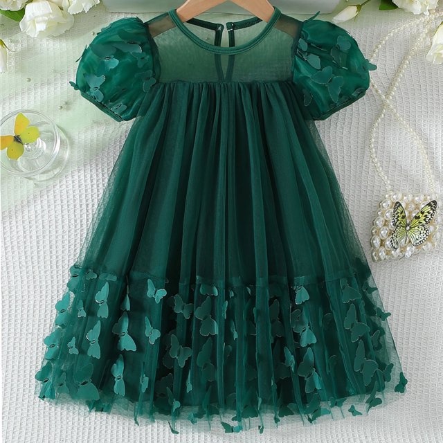 LOVZFMLL Robe d'Été pour Filles en Bas Âge Robe Princesse Sans Manches + Chapeau
