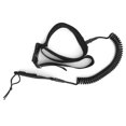 thumbnail image 4 of Surfboard Leash TPU Heliciform Comfortable HighElastic Surfing Safety Traction Rope(Black ), 4 of 5