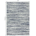 thumbnail image 5 of Sunnydaze Allusive Boundaries Modern Flat Weave Blue Abstract Stripes Indoor Area Rug, 5' x 7', 5 of 9