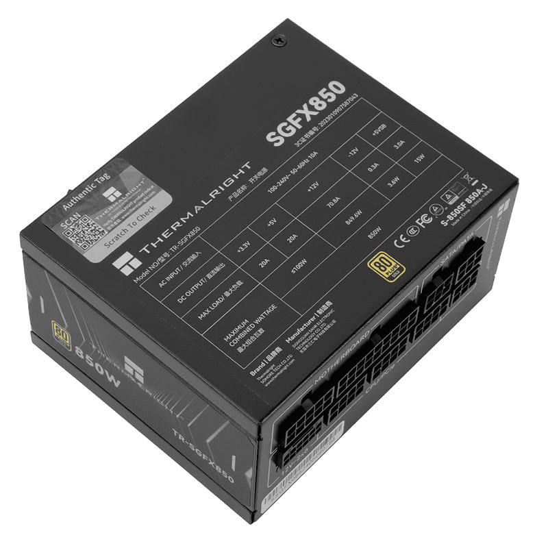 Thermalright SGFX850 Gold Full Module SFX 850W Power Supply 850W SATA Output for Desktop Server Computer in stock