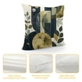 thumbnail image 4 of Acheng Short Plush Pillowcase 1 Piece Gold and Blue Abstract Art White, 4 of 5