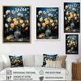 thumbnail image 4 of Designart "Sunflowers Van Gogh s Timeless Masterpiece I" Floral & Botanical Floater Framed Canvas Print, 4 of 7