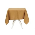 thumbnail image 3 of BalsaCircle 6 Pieces 54" x 54" Gold Square Polyester Tablecloths Table Cover Linens, 3 of 8