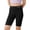 Black, variant on Girls Yoga Shorts 5 Inch High Waist Stretchy Solid Athletic Booty Shorts for Kids Summer Dance Gym Active Bottom
