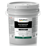 ColorPlace Accent Base, Flat, Classic Exterior House Paint, 5 gal