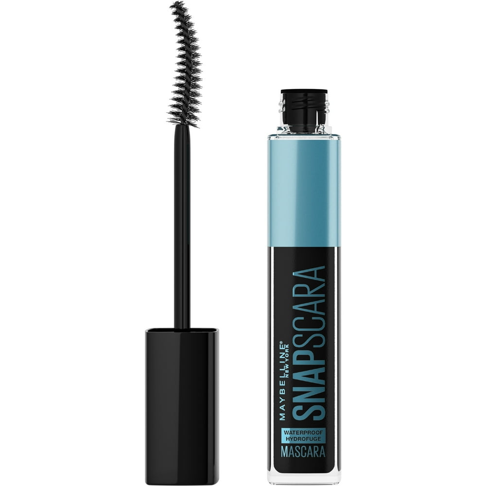 Maybelline Snapscara Waterproof Mascara, Pitch Black, 0.34 fl oz