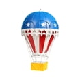 thumbnail image 3 of Adorno de globo aerostático estilo retro para colgar en la puerta, diseño de escena de apartamento. Azul, 3 of 9