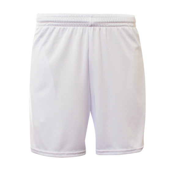 A4 NB5384 YouthFlatback Mesh Short with Pocket - White - S