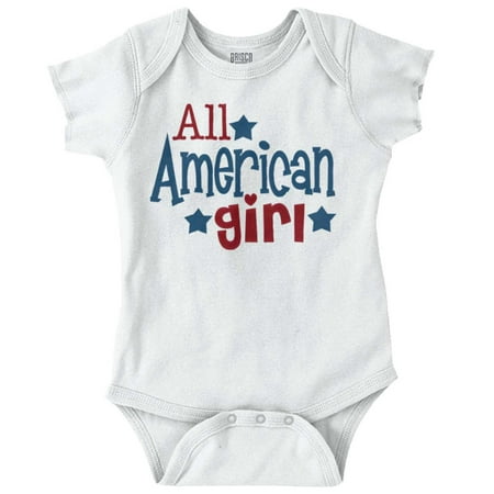 

All American Cute Daughter Niece Baby Bodysuit Jumper Girls Brisco Brands