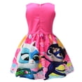 thumbnail image 2 of 3-8 year old Super Kitties girls' dress, sleeveless bow tie dress A-line skirt, 2 of 5