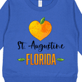 thumbnail image 3 of Inktastic St. Augustine Florida Orange in Heart Toddler Sweatshirt, 3 of 4