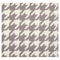 thumbnail image 2 of SAFAVIEH Dhurrie Tara Geometric Tessellation Wool Area Rug, Grey/Ivory, 6' x 9', 2 of 3