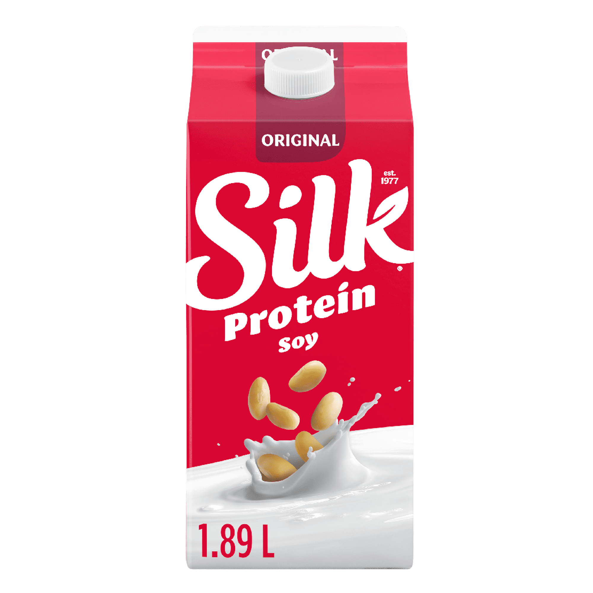 Silk Soy Milk Alternative, Original, Dairy Free, 7g of protein, 1.89 L