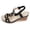Black, variant on Woman'S Sandals Fame Pillow Recovery Sandals for Women, Adjustable Double Buckle Waterproof EVA Cloud Slides for Women(Yellow,Size7)