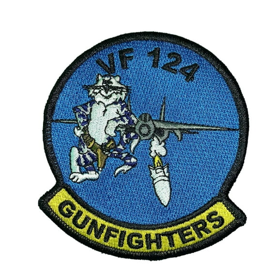 VF-124 Gunfighters Squadron Patch – Sew on, 4"