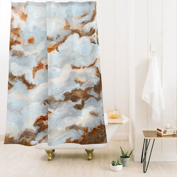 Society6 Laura Fedorowicz Clouds Dance Shower Curtain 71" x 74"