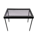 thumbnail image 1 of Table de Gril de Pique-Nique Pliable pour l'Extérieur, Bureau de Camping Portable, Support de Gril en Acier, Table pour Pique-Nique et Randonnée, 1 of 8