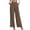 01 Khaki, variant on Women's Straight Leg Pleated Dress Pants, High Waisted Versatile Loose Elegant Business Casual Trousers with Pockets