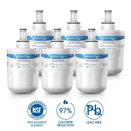 NSF 42 Certified DA29-00003G Refrigerator Water Filter Fits Samsung Aqua-Pure Plus DA29-00003G, DA29-00003B, DA29-00003A, HAFCU1 (Pack of (Best Nsf Certified Water Filters)