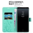 thumbnail image 3 of Samsung Galaxy Note 8 Schutzhülle Hülle - mit Blumenmuster und Kartenfach, 3 of 6